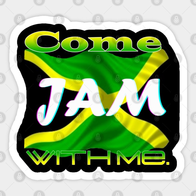 Come Jam With Me Sticker by Proway Design